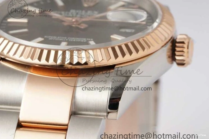 MiroTime 0414 Breathable DateJust 36mm DIWF 1:1 Best Edition 904L Steel Gray Dial on SS RG Oyster Bracelet SA 2310